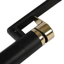 DecorBites™ Matte Black & Gold Bathroom Faucet, Dual Water Modes