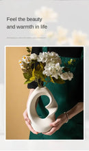 DecorBites™ Matte Ceramic Vase Set 2 Modern Home Decor