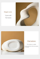 DecorBites™ Matte Ceramic Vase Set 2 Modern Home Decor
