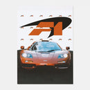 DecorBites™ Mclaren P1 GTR Luxury Poster for Home Decor