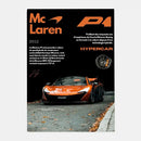 DecorBites™ Mclaren P1 GTR Luxury Poster for Home Decor
