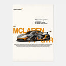 DecorBites™ Mclaren P1 GTR Luxury Poster for Home Decor