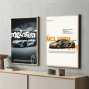 DecorBites™ Mclaren P1 GTR Luxury Poster for Home Decor