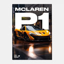DecorBites™ Mclaren P1 GTR Luxury Poster for Home Decor