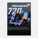 DecorBites™ Mclaren P1 GTR Luxury Poster for Home Decor