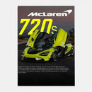 DecorBites™ Mclaren P1 GTR Luxury Poster for Home Decor