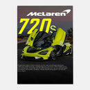 DecorBites™ Mclaren P1 GTR Luxury Poster for Home Decor