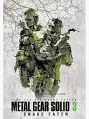 Framed metal gear solid canvas art poster for gaming room decor