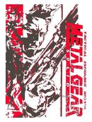 Framed metal gear solid canvas art poster for gaming room decor