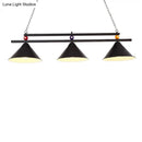 DecorBites™ Metal Hanging Island Light - Industrial Billiard Club Pendant