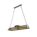 DecorBites™ Metal Island Lighting Fixture - Triangular Loft Style - 1 Head - Restaurant Billiard Lamp