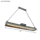 DecorBites™ Metal Island Lighting Fixture - Triangular Loft Style - 1 Head - Restaurant Billiard Lamp