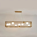 DecorBites™ Metal Pendant Light with Milk Glass Shade for Industrial Dining Rooms