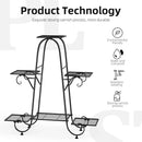DecorBites™ Metal Plant Stand - 6 Tier Display Rack