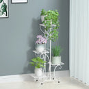 White Iron Plant Stand