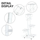 DecorBites™ Metal Plant Stand for 4 Flower Pots