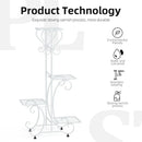 DecorBites™ Metal Plant Stand for 4 Flower Pots