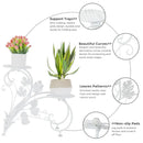 DecorBites™ Metal Plant Stand Set for 4 Potted Flowers