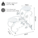 DecorBites™ Metal Plant Stand Set for 4 Potted Flowers