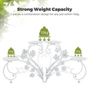 DecorBites™ Metal Plant Stand Set for 4 Potted Flowers