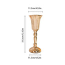 DecorBites™ Metal Trumpet Vase Wedding Centerpiece Decor