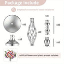 DecorBites™ Metal Vase Set for Special Occasions