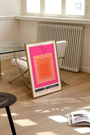 DecorBites™ Mid Century Geometric Canvas Prints for Home Decor.