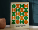 DecorBites™ Mid Century Geometric Wall Art Print