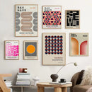 DecorBites™ Mid Century Geometric Wall Art Print