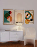 DecorBites™ Mid Century Modern Geometric Wall Art Set