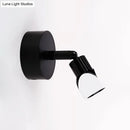 Contemporary style black & white led wall lamp – bedroom spotlight