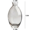 DecorBites™ Mini Glass Flower Vase for Home Decor
