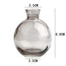 DecorBites™ Mini Glass Flower Vase for Home Decor