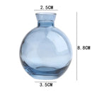 DecorBites™ Mini Glass Flower Vase for Home Decor