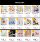 DecorBites™ Mini Glass Vase Set for Plants and Candles