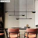 DecorBites™ Minimalist 3-Arm Pendant Light with 4 Bulbs for Dining Room Island