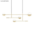 DecorBites™ Minimalist 3-Arm Pendant Light with 4 Bulbs for Dining Room Island