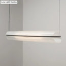 DecorBites™ Minimalist Acrylic Pipe LED Hanging Lamp - Clear Island Light Fixture