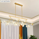 DecorBites™ Minimalist Firefly Island Glass Lamp - 27-Bulb Suspended Lighting for Dining Room