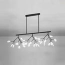 DecorBites™ Minimalist Firefly Island Glass Lamp - 27-Bulb Suspended Lighting for Dining Room
