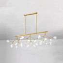 DecorBites™ Minimalist Firefly Island Glass Lamp - 27-Bulb Suspended Lighting for Dining Room