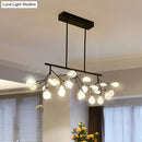 DecorBites™ Minimalist LED Ceiling Light: Acrylic Firefly Island Fixture for Dining Room