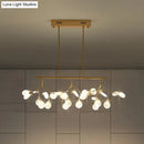 DecorBites™ Minimalist LED Ceiling Light: Acrylic Firefly Island Fixture for Dining Room