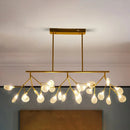 DecorBites™ Minimalist LED Ceiling Light: Acrylic Firefly Island Fixture for Dining Room