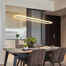 DecorBites™ Minimalist LED Island Light Fixture - Acrylic Oblong Design