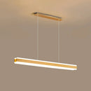 DecorBites™ Minimalist LED Island Pendant - Linear Acrylic Hanging Light for Dining Room