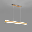DecorBites™ Minimalist LED Island Pendant - Linear Acrylic Hanging Light for Dining Room