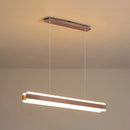 DecorBites™ Minimalist LED Island Pendant - Linear Acrylic Hanging Light for Dining Room