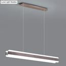 DecorBites™ Minimalist LED Island Pendant - Linear Acrylic Hanging Light for Dining Room
