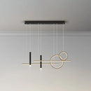 DecorBites™ Minimalist Metal Dinner Suspension Lamp with LED Island Pendant and Spotlight
